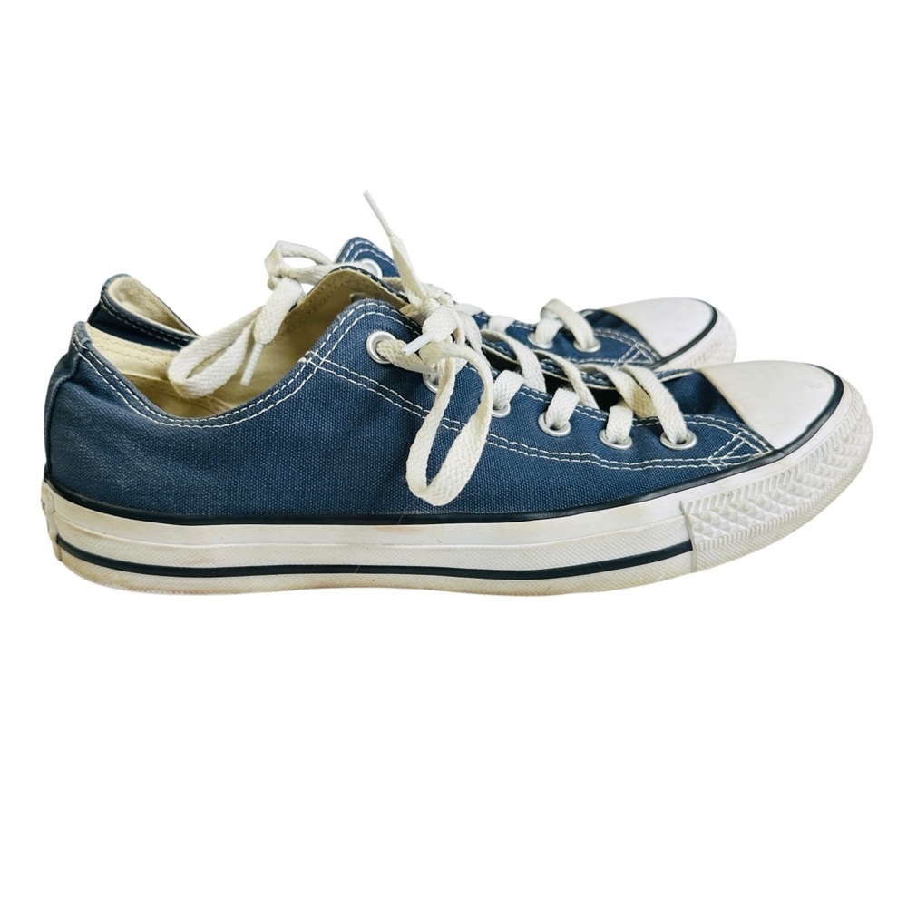 Converse Chuck Taylor All Star Low Top Navy Sneakers Men’s 8 / Women’s 10 - Picture 2 of 9
